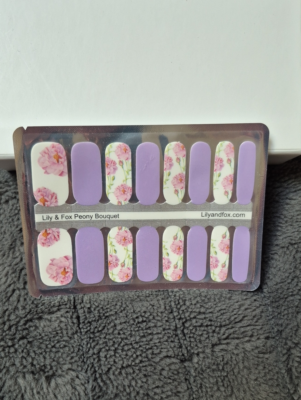 Lily & Fox Peony Bouquet Nail Wraps, Brand New In Packaging!